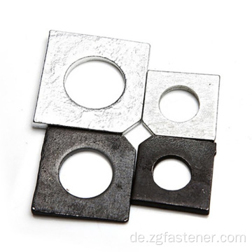Square Taper Unterlegscheiben für Schlitzabschnitte GB853 Quadratwaschmaschinen